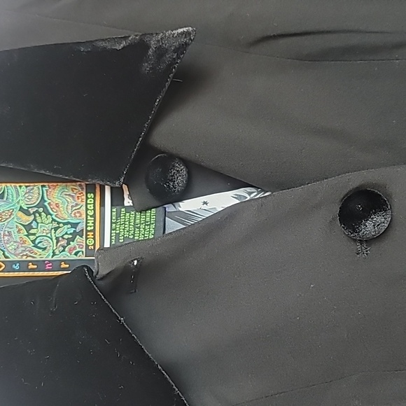 2oh 2 old hippies threads black trench coat nwt Women's small - Picture 3 of 11